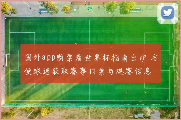 国外app购票看世界杯指南出炉 方便球迷获取赛事门票与观赛信息